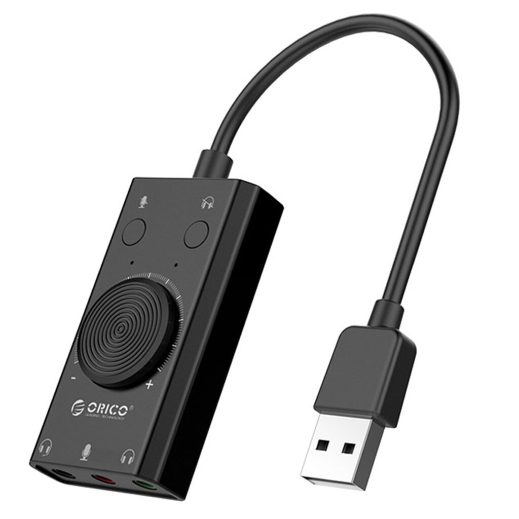 Karta dźwiękowa na USB, regulacja głośności