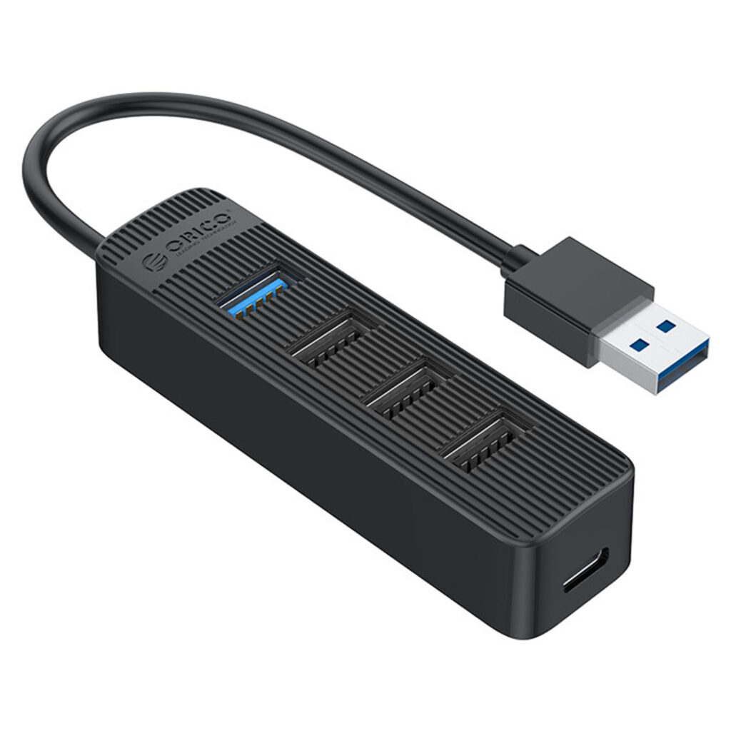 Hub USB 3.0 + 3*USB 2.0 5Gbps kabel 15 cm